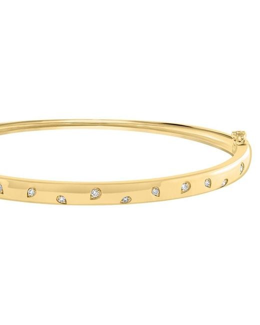 Effy Fine Jewelry Metallic 14K 0.15 Ct. Tw. Diamond Bracelet
