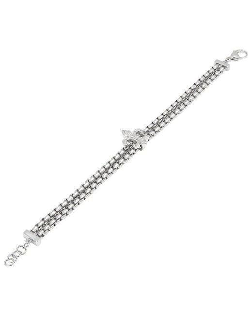 Diamond Select Cuts Metallic 0.05 Ct. Tw. Diamond Bracelet