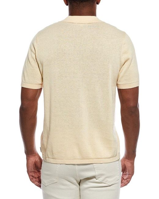 Onia Natural Linen-Blend Camp Shirt for men