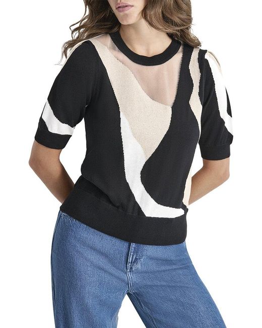 DKNY Blue Sweater Top