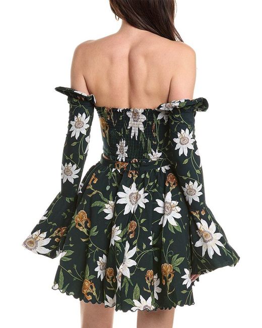 Agua Bendita Green Pasiflora Crop Top
