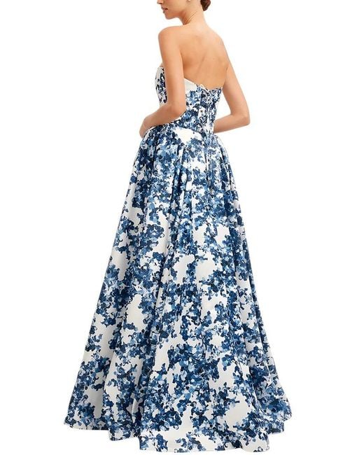 BELLA DESERT Blue Maxi Dress