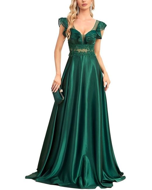 Vincent Green Maxi Dress