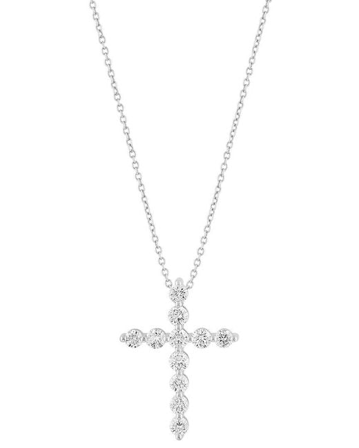 Effy Fine Jewelry White 14K 1.07 Ct. Tw. Lab-Grown Diamond Necklace
