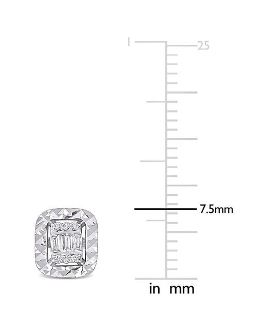 Rina Limor Metallic 14k 0.10 Ct. Tw. Diamond Earrings