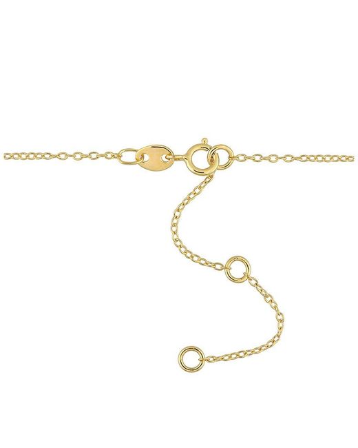Lab Grown Diamonds Metallic 18K Over 0.17 Ct. Tw. Lab Grown Diamond Station Necklace
