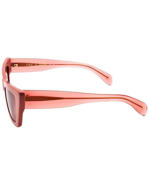 Rag & Bone Red Rnb1068 53Mm Sunglasses
