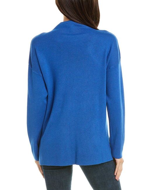 To My Lovers Blue Ribbed Wool-blend Sweater