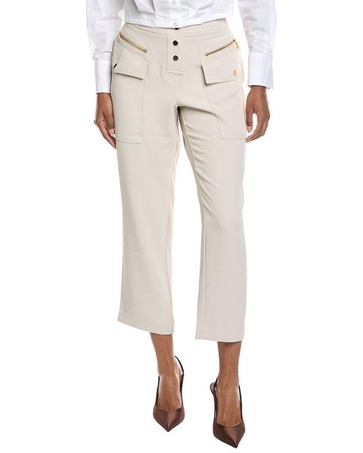 Laundry by Shelli Segal Natural Cargo Tapered Pant