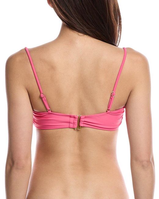 Ramy Brook Pink Bora Bikini Top