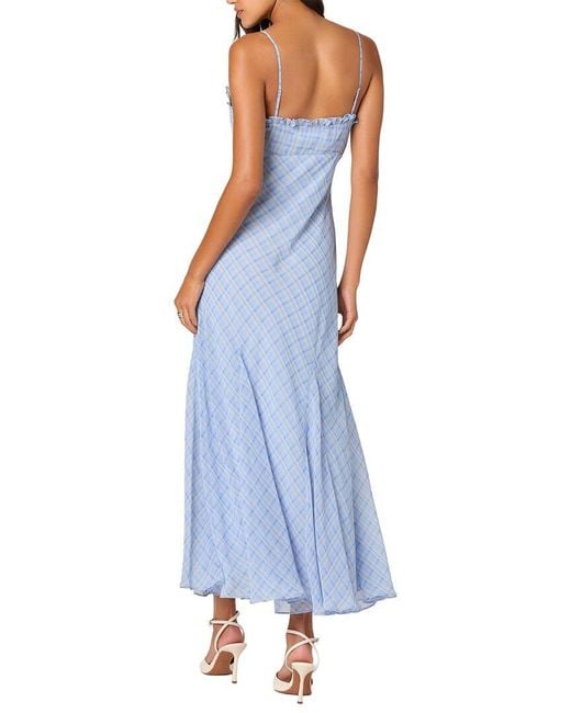 Astr Blue Maeryn Maxi Dress
