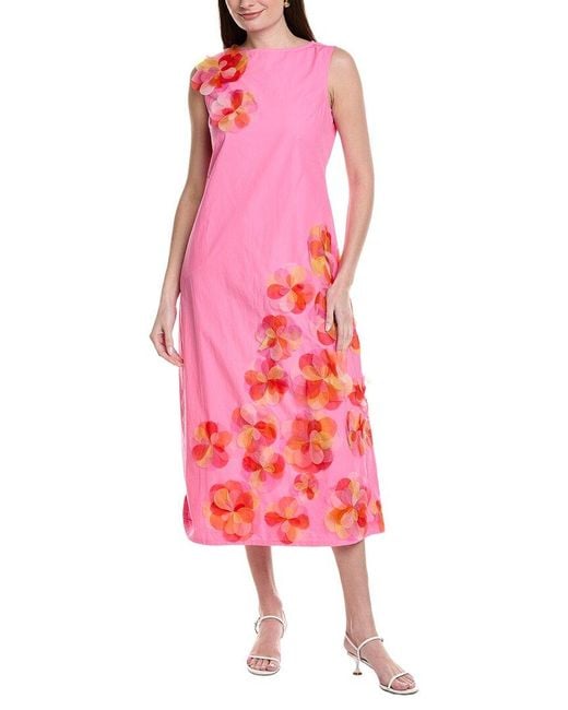 Frances Valentine Pink Origami Dress