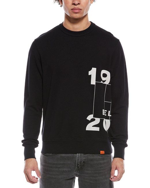 Belstaff Black Centenary Logo Sweatshirt for men