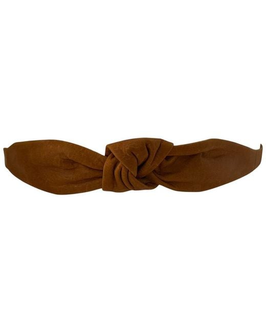 Ada Brown Knot Leather Belt