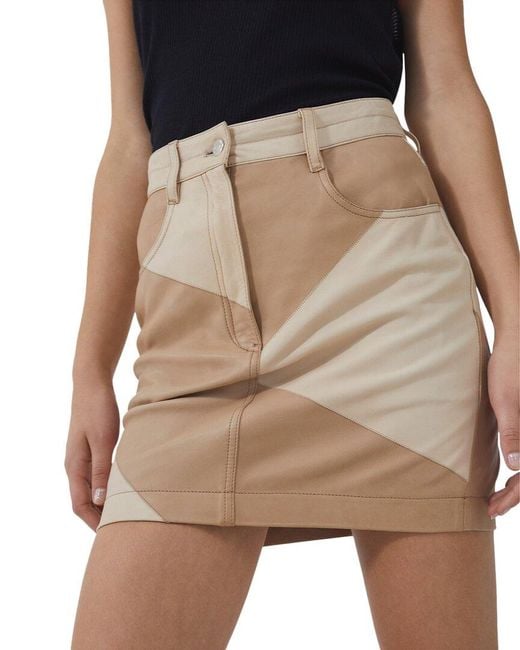 IRO Brown Kringa Mini Skirt