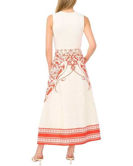 Ted Baker Red Carmen Linen Skirt