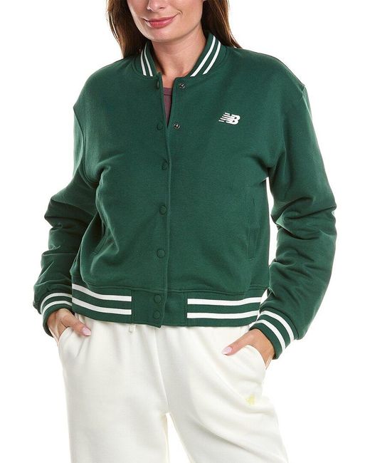 New Balance Green Varsity Jacket