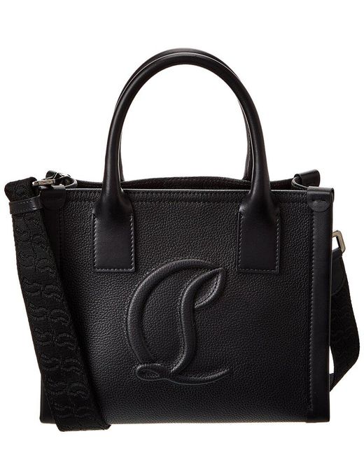 Christian Louboutin Black By My Side Small Leather Tote
