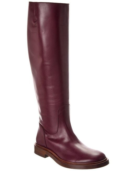 Tod's Red Tods Suede Boot