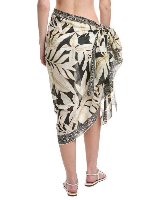 Echo Natural Golden Palm Pareo Wrap