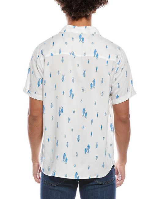 Magaschoni White Printed Shirt for men