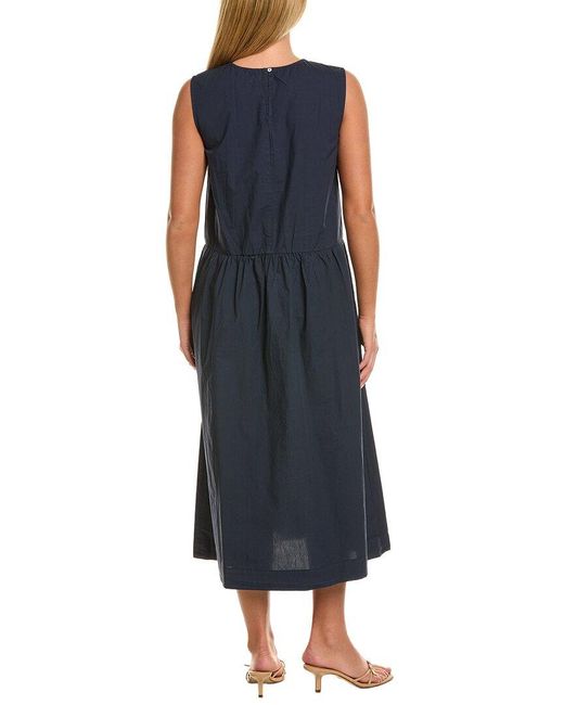 Velvet By Graham & Spencer Blue Masha Sleeveless Midi Dress