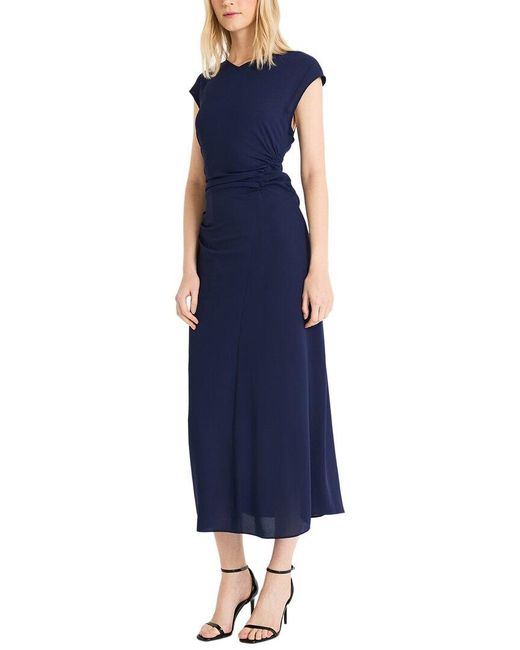 Luxely Blue Midi Dress