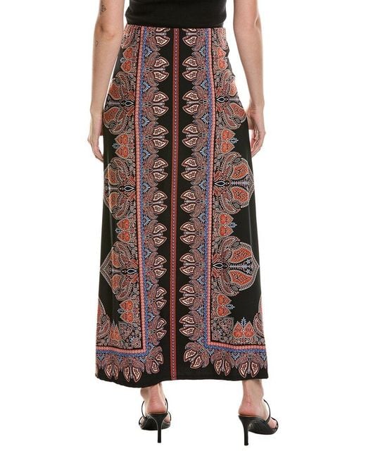 Vince Camuto Brown Pull-On Maxi Skirt
