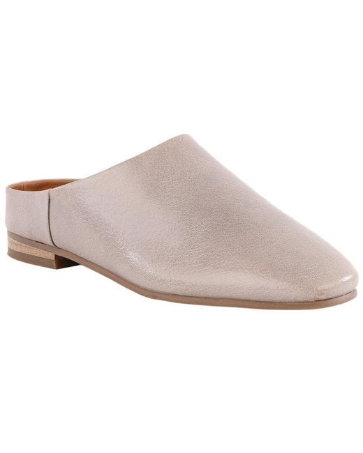 Seychelles White Napa Valley Leather Mule