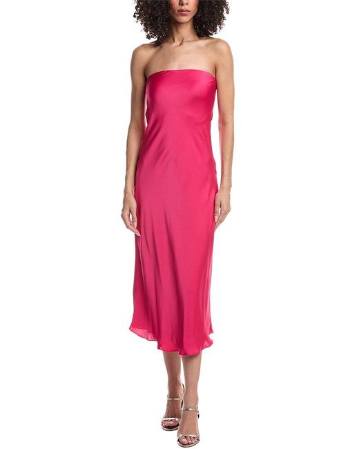 Ramy Brook Pink Shauna Midi Dress