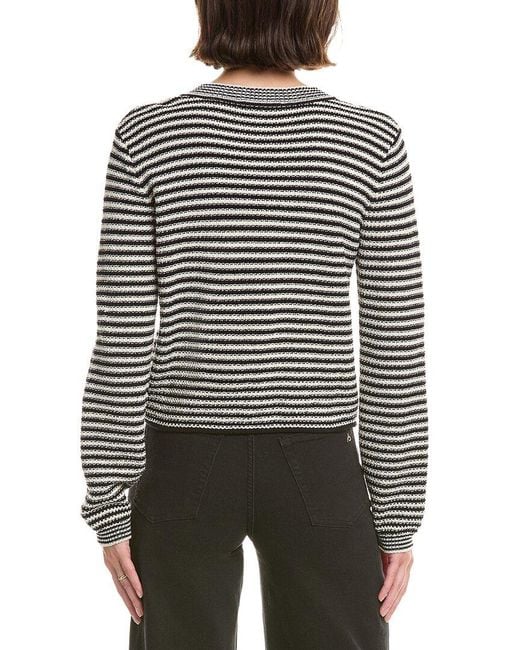 FRAME Gray The Court Cardigan
