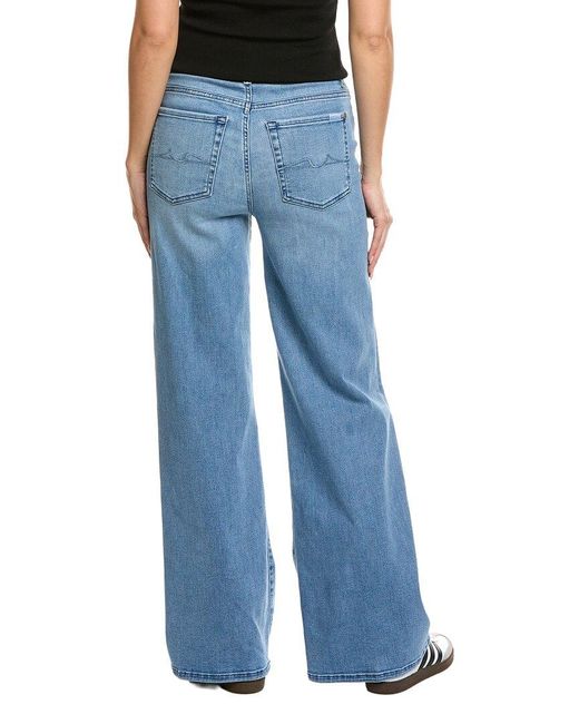 7 For All Mankind Blue Ultra High Rise Jo Jean