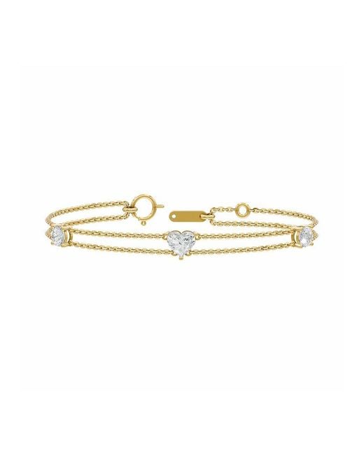 Lab Grown Diamonds White 14K 2.00 Ct. Tw. Lab-Grown Diamond Bracelet