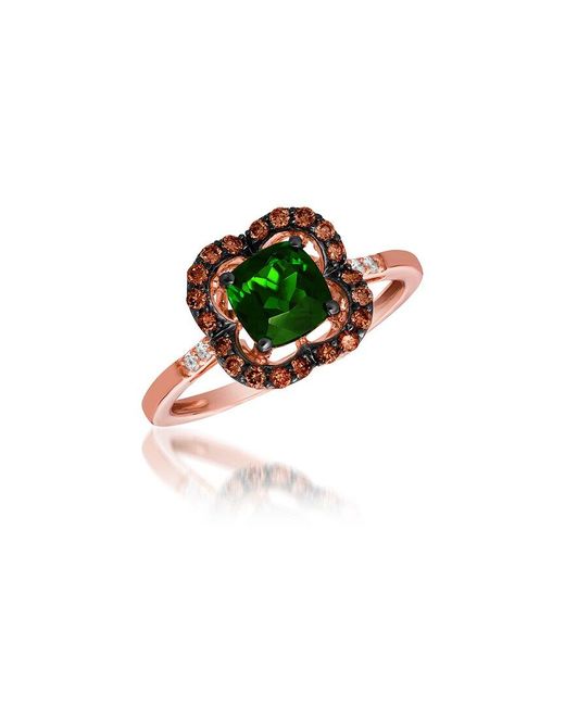 Le Vian Green 14k Strawberry Gold® 1.05 Ct. Tw. Diamond & Chrome Diopside Ring