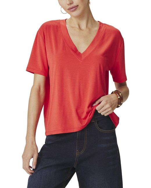 Splendid Red Bamboo T-Shirt