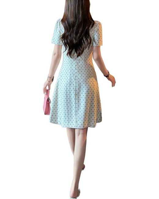 BURRYCO White A-Line Dress