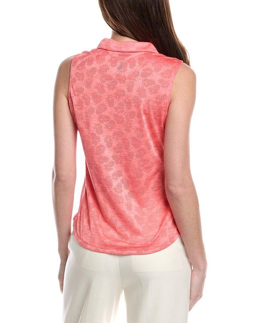 Tommy Bahama Pink Palm Coast Pineapple Top