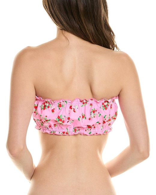 PQ Swim Pink Remi Bandeau Bikini Top