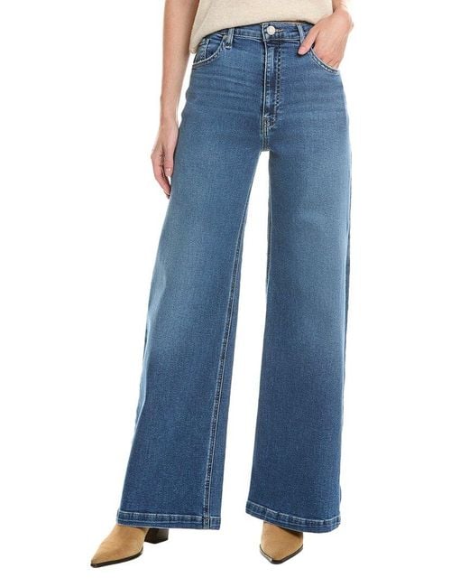 Hudson Blue Jodie Loose Fit Lunar Wide Leg Jean