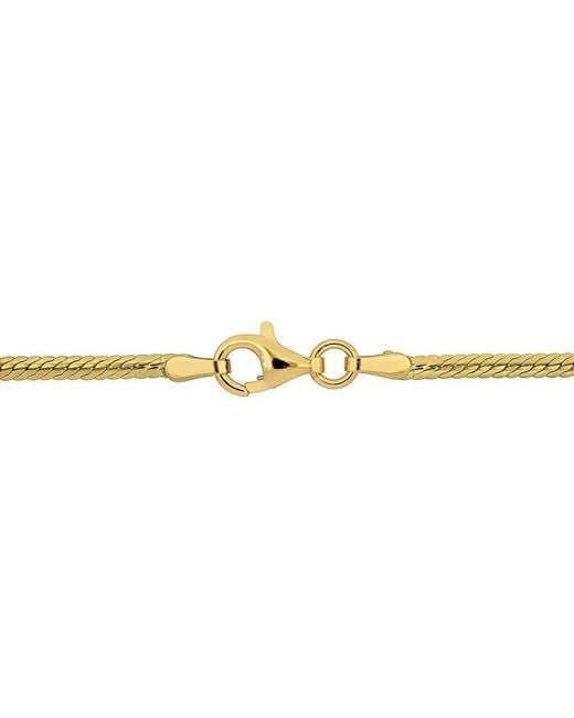 Italian Silver White Herringbone Bracelet