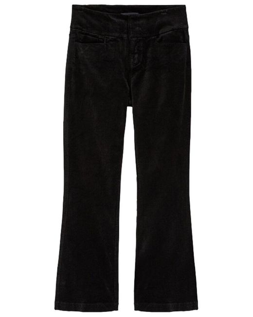 PAIGE Black High-rise Claudine Wide Flare Pant