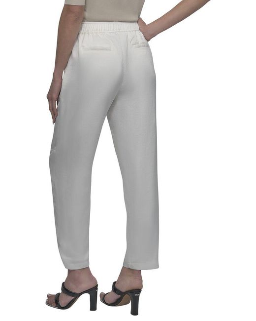 DKNY Gray Glazed Dressing Pant
