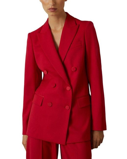 Reiss Red Anna Formal Jacket