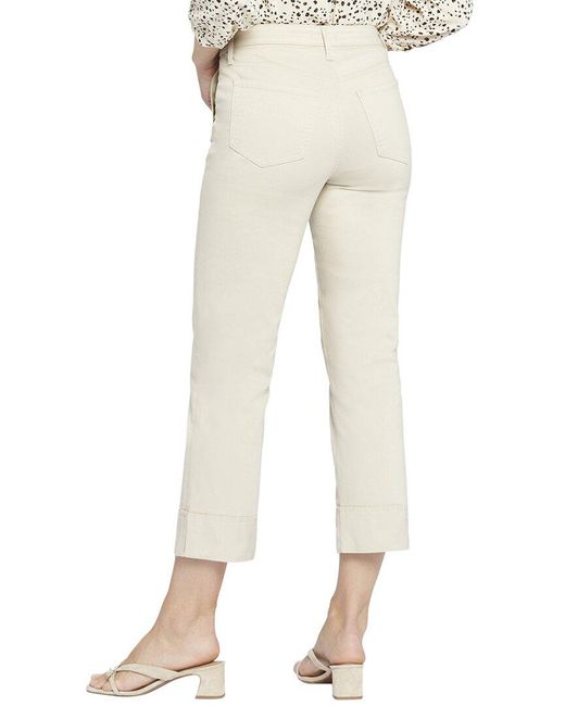 NYDJ Natural Relaxed Feather Straight Leg Jean