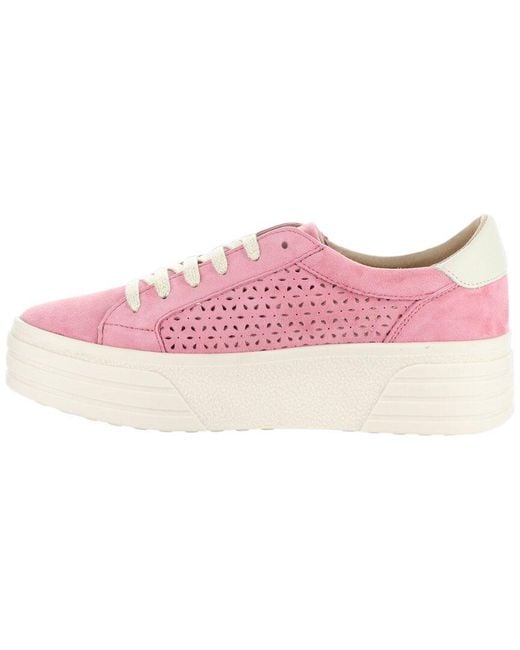 Bos. & Co. Pink Bos. & Co. Lotta Suede Sneaker