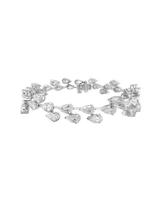 Lab Grown Diamonds White 14K 13.25 Ct. Tw. Lab-Grown Diamond Fashion Bracelet