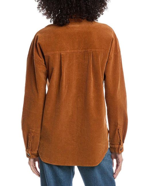 XCVI Brown Smithson Shacket