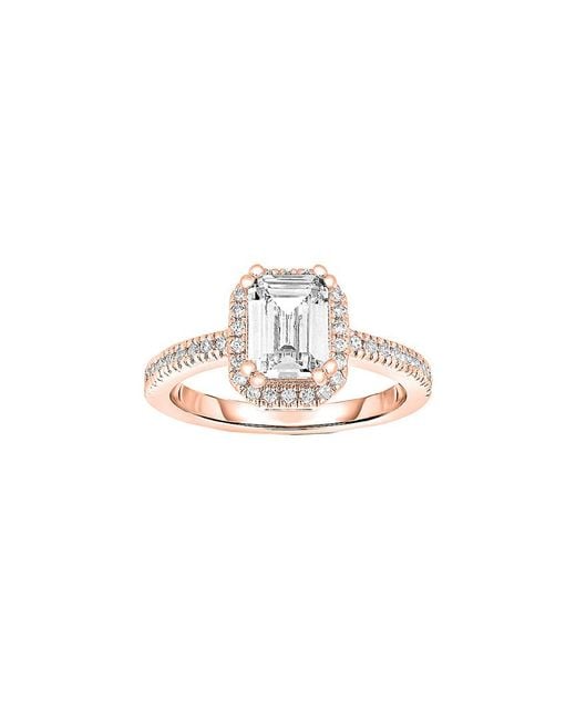 Rachel Glauber White 18K Rose Vermeil Ring