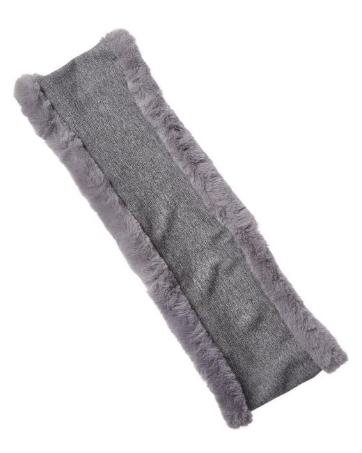 La Fiorentina Gray Infinity Scarf