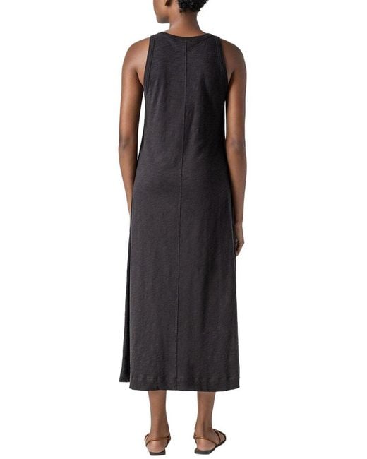 Lilla P Black Jewel Neck Tank Dress